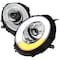 Spec-D Tuning 07-12 Mini Cooper Chrome Projector Headlights With Light Bar 2LHP-MINI06-V2-TM - alternate 1